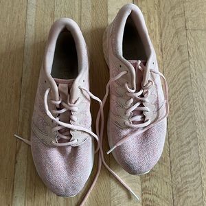 ASICS pink shoes
